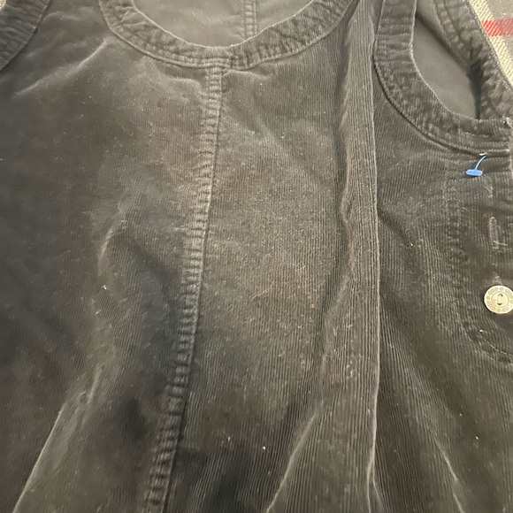 Falls Creek Black Denim Sleeveless Midi Dress Women’s Medium - Picture 3 of 5